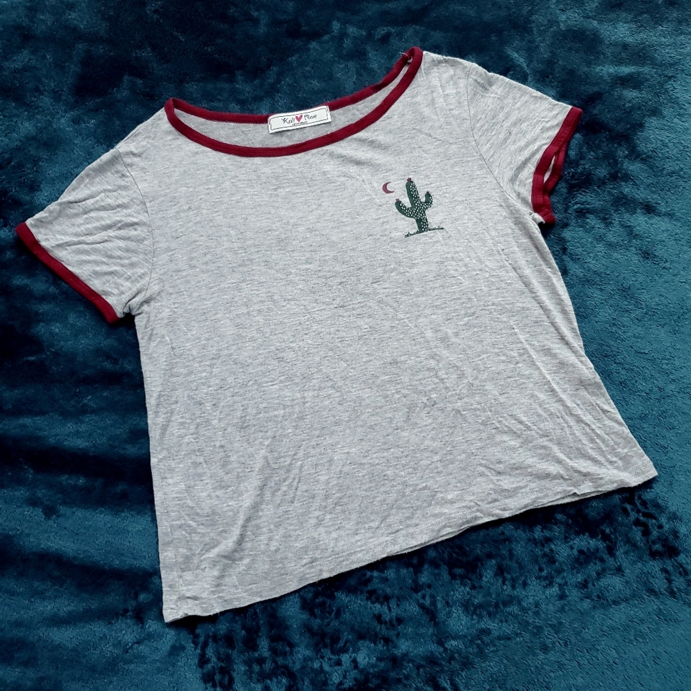 Cactus Ringer Tee